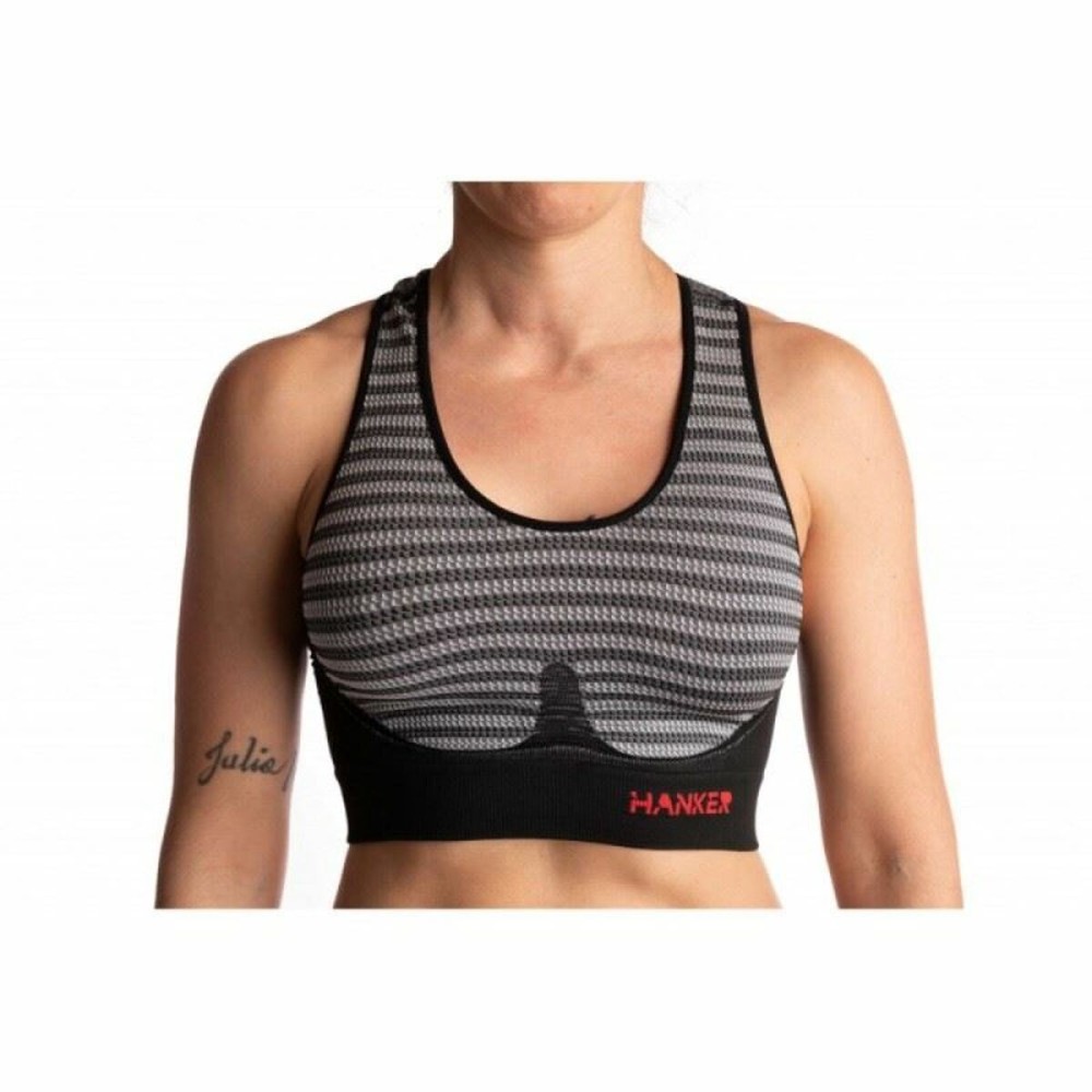 Sporttop für Frauen Hanker Cane Grau Running