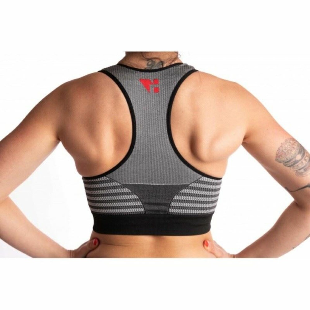 Sporttop für Frauen Hanker Cane Grau Running