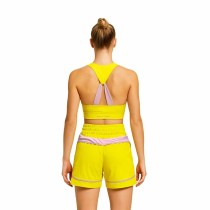 Sporttop für Frauen Black Limba Gelb Fitness
