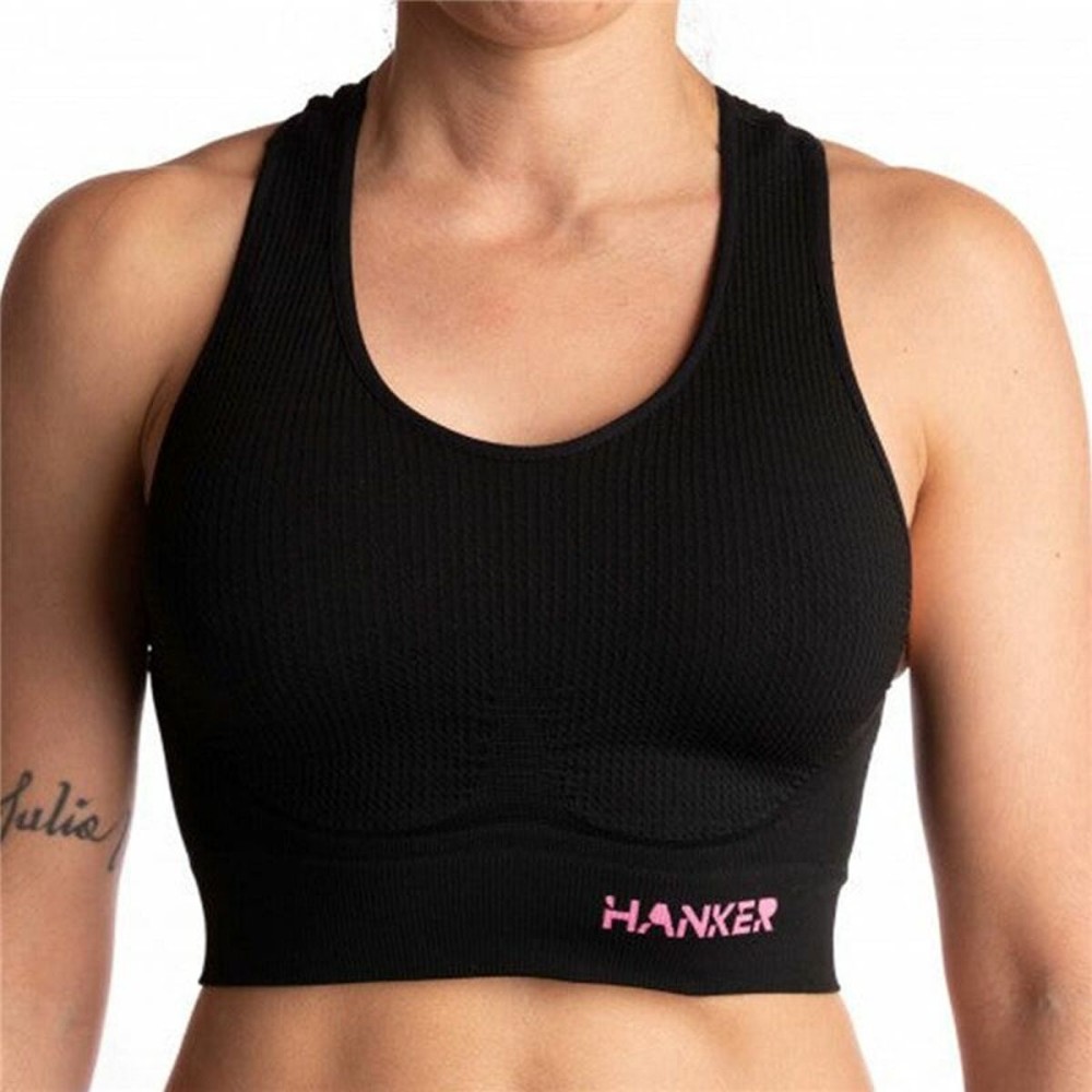 Women’s Sports Top Hanker Cane Black Running