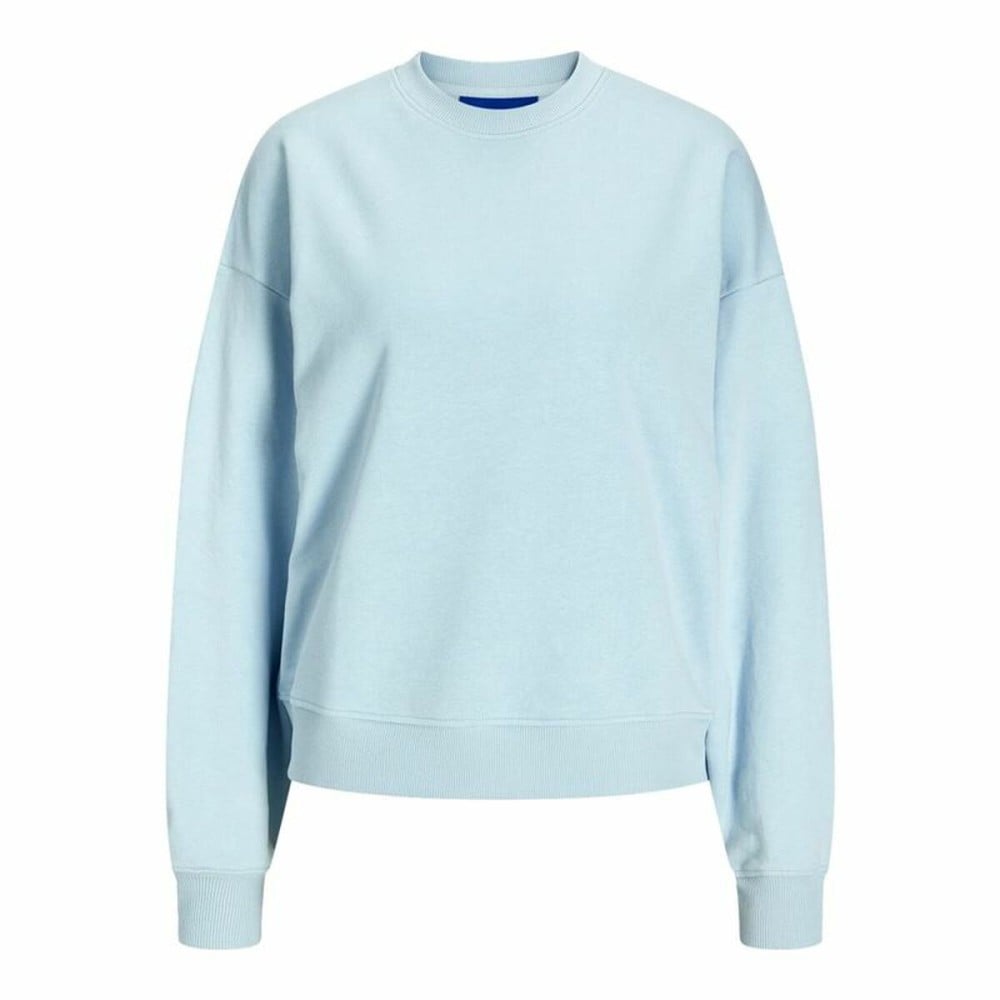 Damen Sweater ohne Kapuze Jack & Jones Jxalfa Rlx Lsw Hellblau