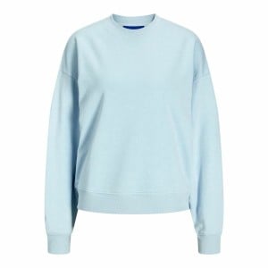 Damen Sweater ohne Kapuze Jack & Jones Jxalfa Rlx Lsw Hellblau