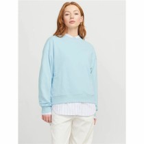 Damen Sweater ohne Kapuze Jack & Jones Jxalfa Rlx Lsw Hellblau