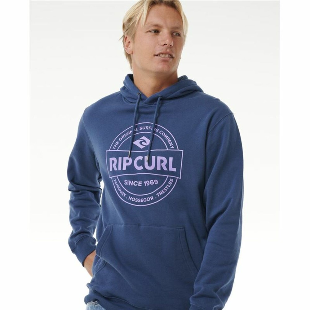 Sweat à capuche homme Rip Curl Stapler Hood Bleu