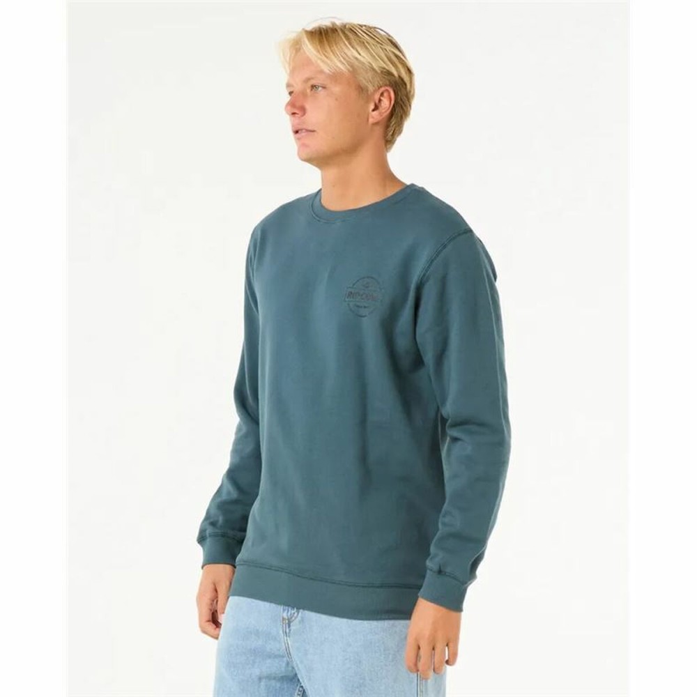 Sweat sans capuche homme Rip Curl Stapler Crew Bleu