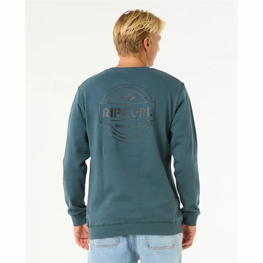 Sweat sans capuche homme Rip Curl Stapler Crew Bleu