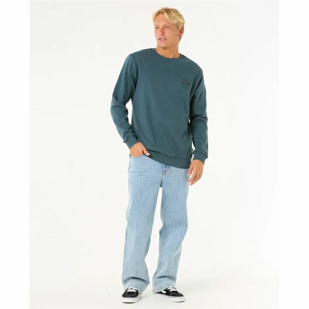 Sweat sans capuche homme Rip Curl Stapler Crew Bleu