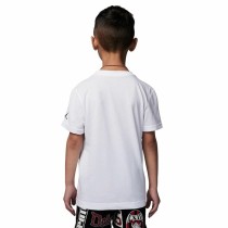 Children’s Short Sleeve T-Shirt Jordan Jdb Mj Brand Photo Ss Crew White