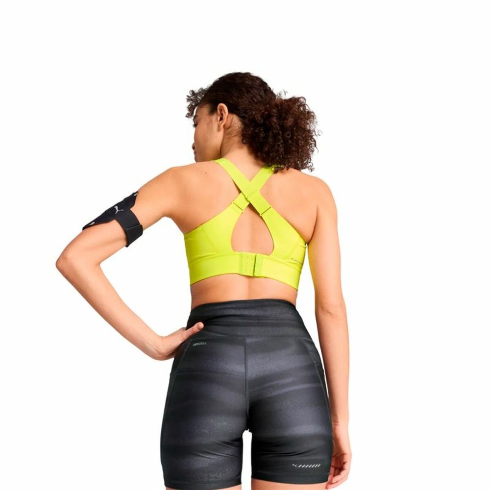 Soutien-gorge de Sport Puma Pwrbreathe Run Jaune