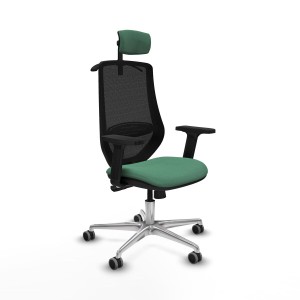 Office Chair with Headrest Mardos Piqueras y Crespo D086G2H Emerald Green