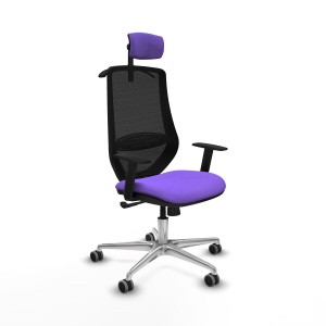 Office Chair with Headrest Mardos Piqueras y Crespo D086G2H Lilac