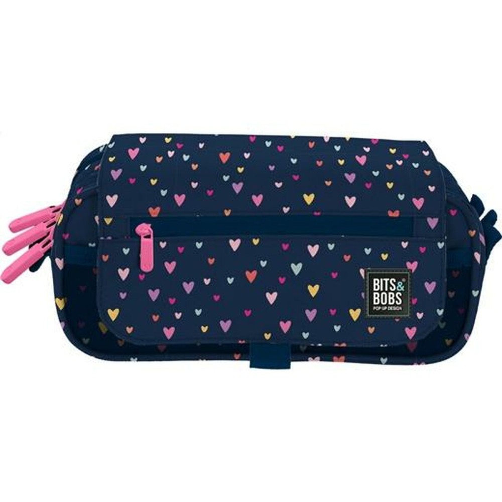 Triple Carry-all Bits&Bobs Hearts Multicolour 23 x 10 x 10 cm