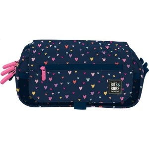 Triple Carry-all Bits&Bobs Hearts Multicolour 23 x 10 x 10 cm