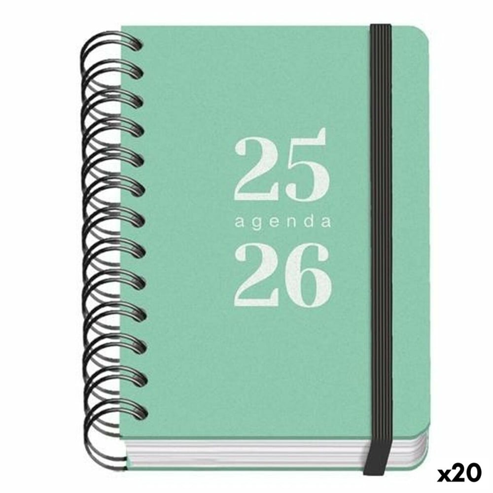 Tagesordnung DOHE GRAMMAR grün A6 120 x 170 mm 2025-2026 (20 Stück)