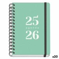 Agenda DOHE GRAMMAR Vert A5 150 x 210 mm 2025-2026 (20 Unités)