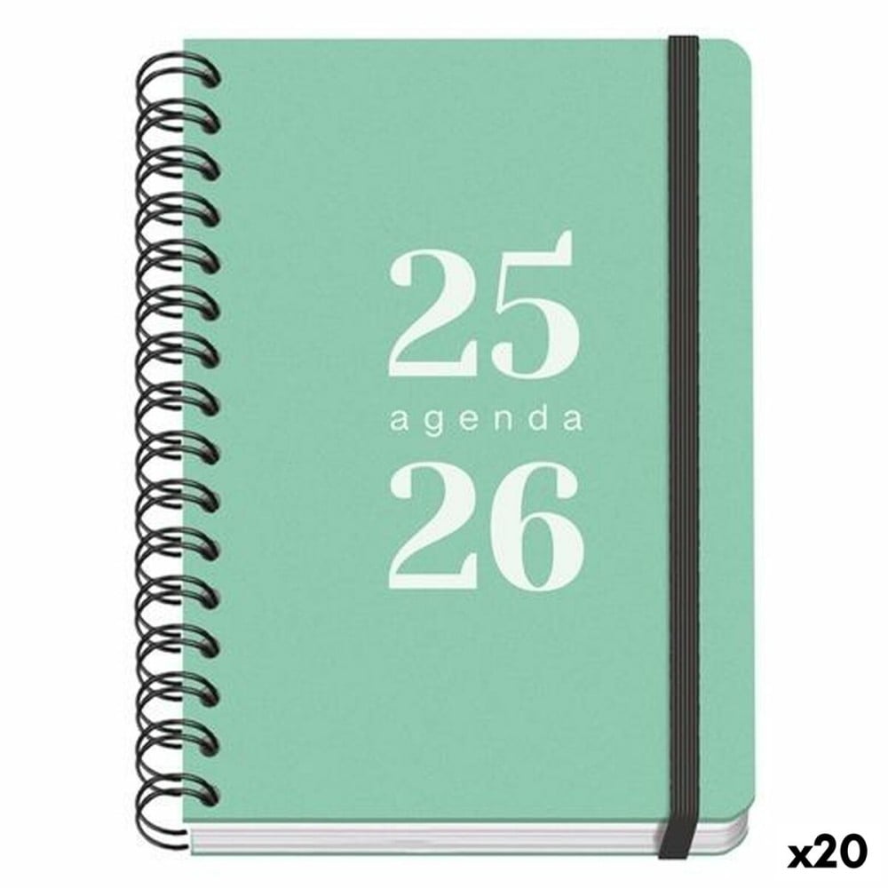 Tagesordnung DOHE GRAMMAR grün A5 150 x 210 mm 2025-2026 (20 Stück)