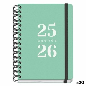 Agenda DOHE GRAMMAR Vert A5 150 x 210 mm 2025-2026 (20 Unités)
