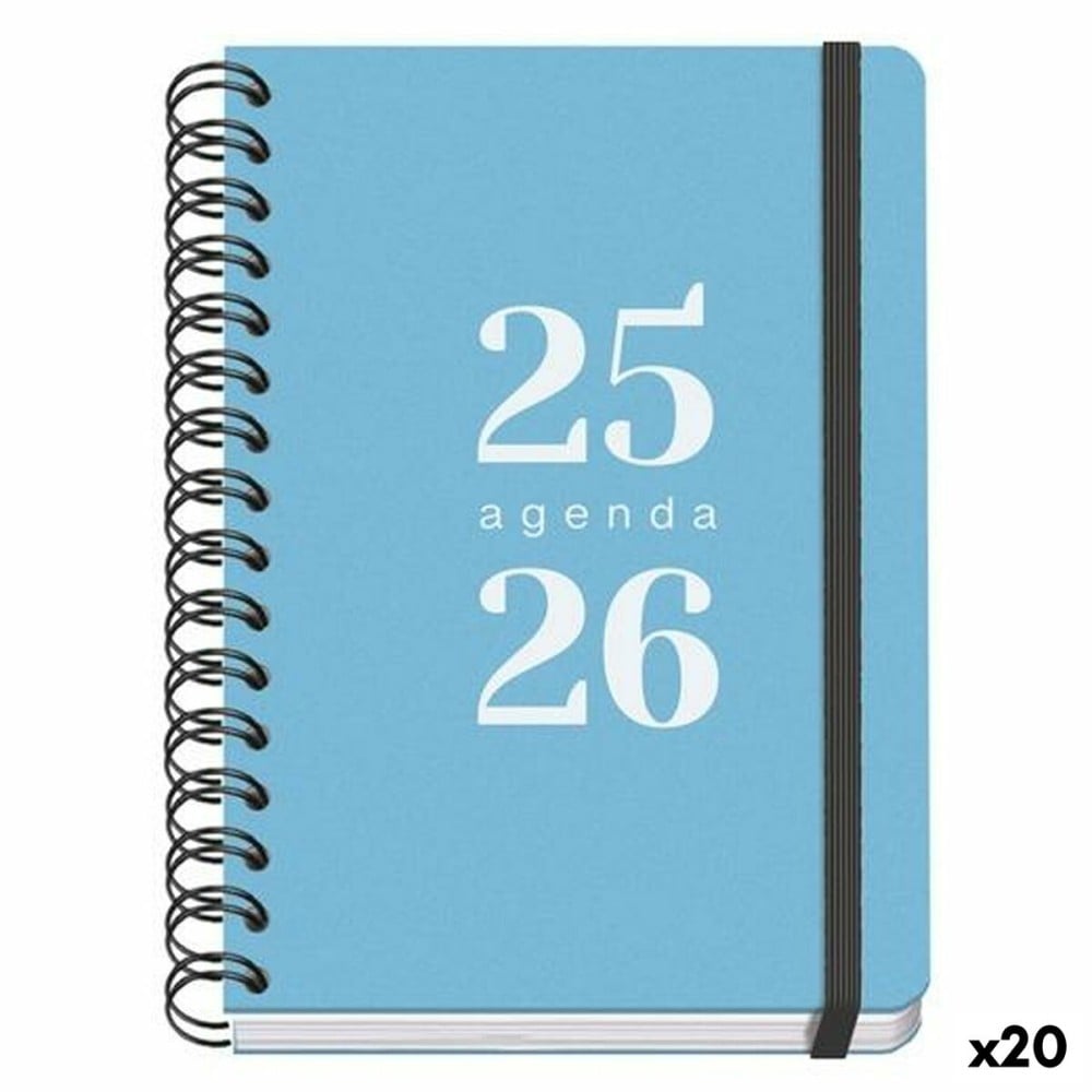 Tagesordnung DOHE GRAMMAR Blau A5 150 x 210 mm 2025-2026 (20 Stück)