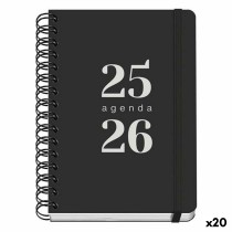 Agenda DOHE GRAMMAR Noir A5 150 x 210 mm (20 Unités)