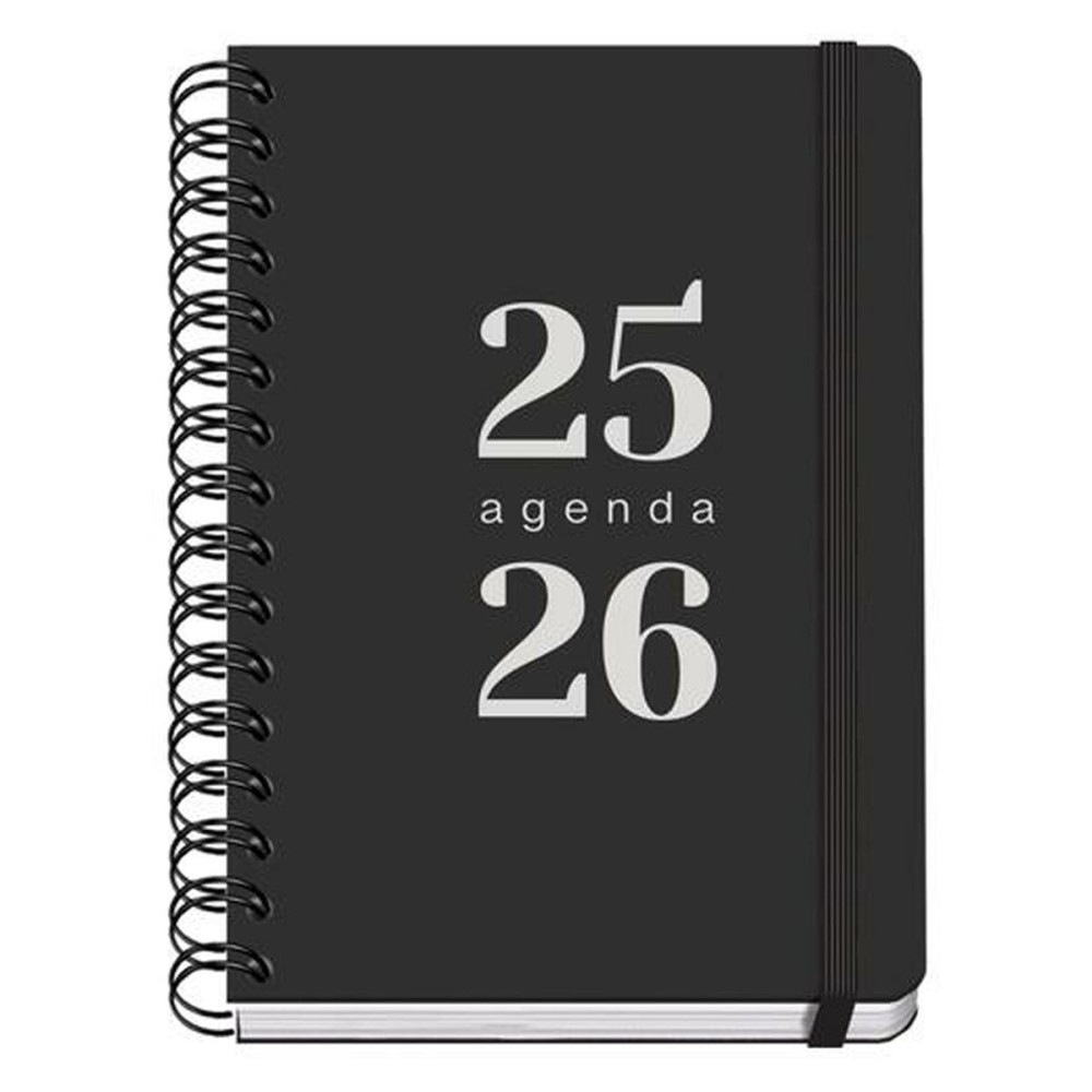 Agenda DOHE GRAMMAR Noir A5 150 x 210 mm (20 Unités)