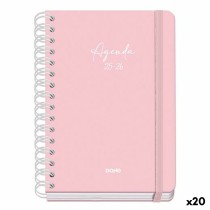 Agenda DOHE SERENITY WIRE´O Rose A5 150 x 210 mm 2025-2026 (20 Unités)