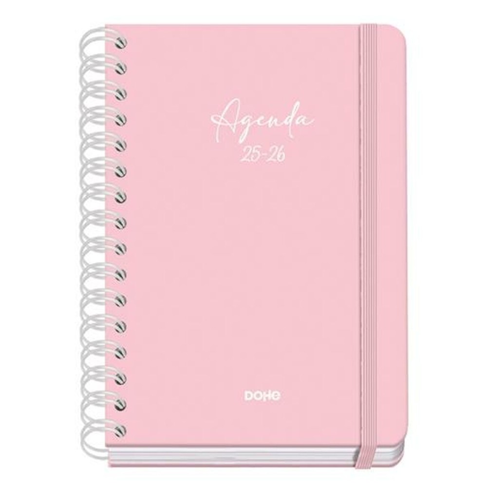 Agenda DOHE SERENITY WIRE´O Rose A5 150 x 210 mm 2025-2026 (20 Unités)