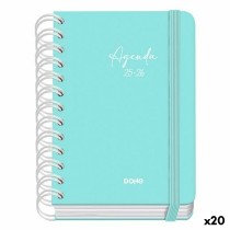 Agenda DOHE SERENITY WIRE´O Vert A6 120 x 170 mm 2025-2026 (20 Unités)