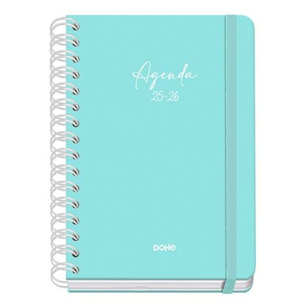 Agenda DOHE SERENITY WIRE´O Vert A5 150 x 210 mm 2025-2026 (20 Unités)