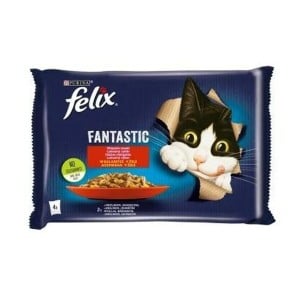 Katzenfutter Purina Fantastic Lamm Hase 340 g