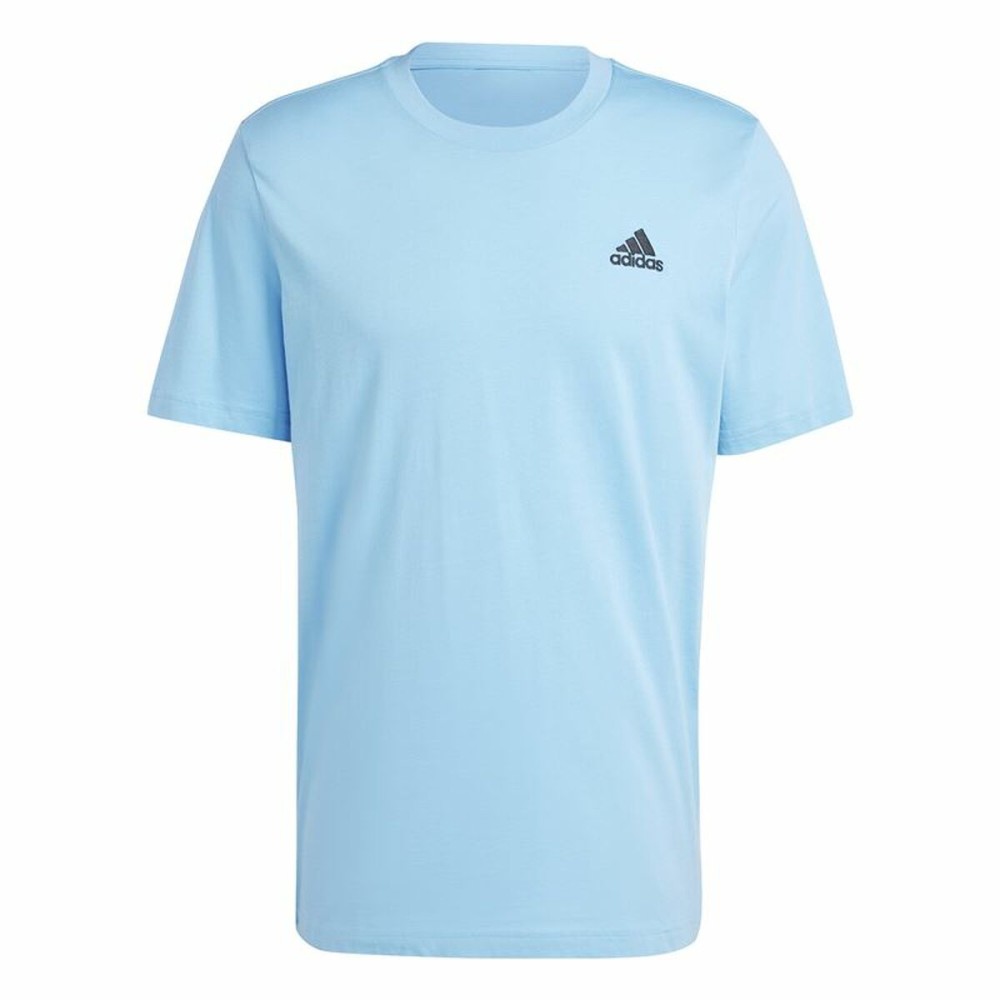 Herren Kurzarm-T-Shirt Adidas Badge Of Sport Blau XL
