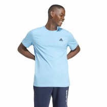 Herren Kurzarm-T-Shirt Adidas Badge Of Sport Blau XL