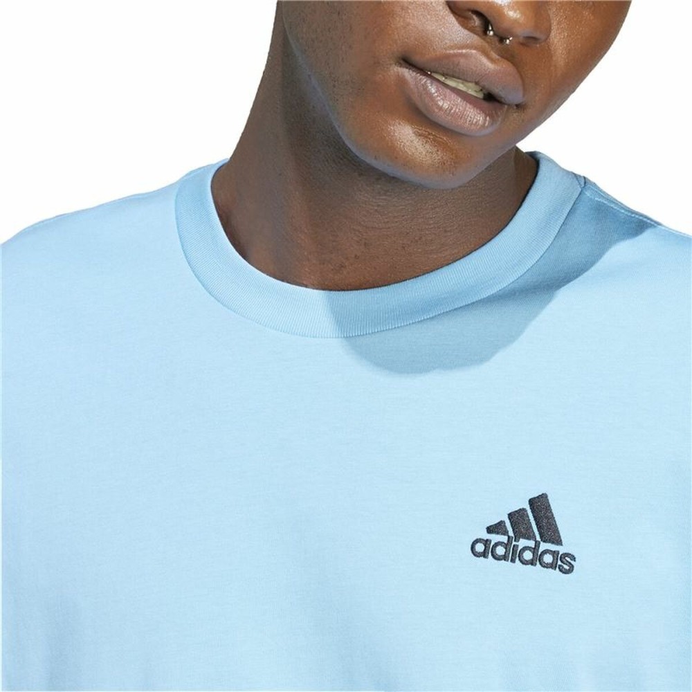 Herren Kurzarm-T-Shirt Adidas Badge Of Sport Blau XL