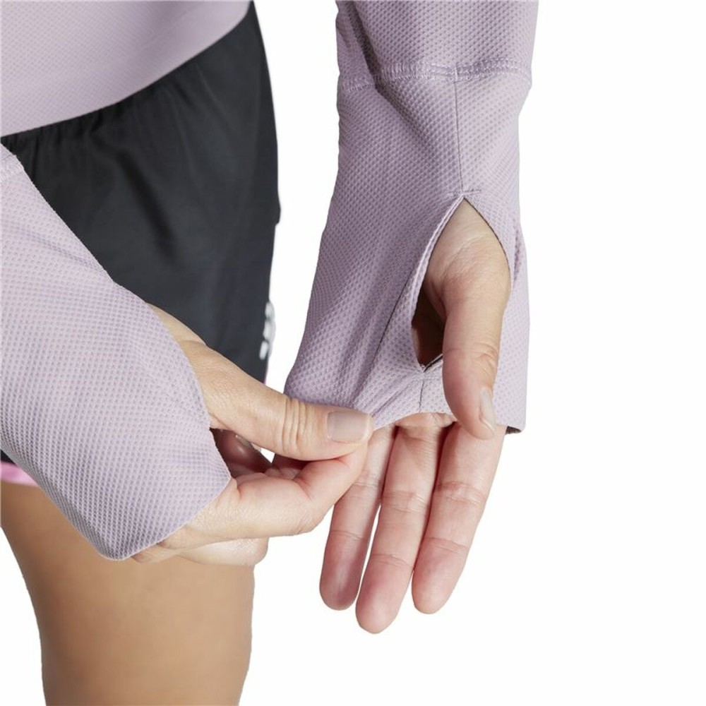 Tee-shirt Manches Longues Femme Adidas Own the Run Violet