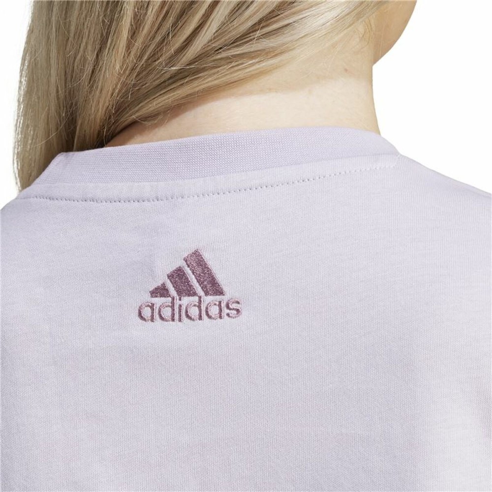 Damen Kurzarm-T-Shirt Adidas Linear Spw Gt (XS)
