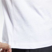 Herren Kurzarm-T-Shirt Reebok Graphic Series Linear Logo Weiß 2XL