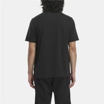 Herren Kurzarm-T-Shirt Reebok Identity Big Stacked Logo Schwarz S