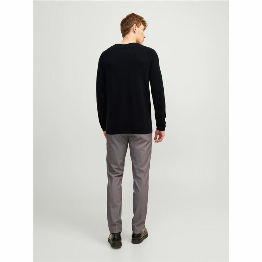 Men’s Long Sleeve T-Shirt Jack & Jones ehill Knit Black