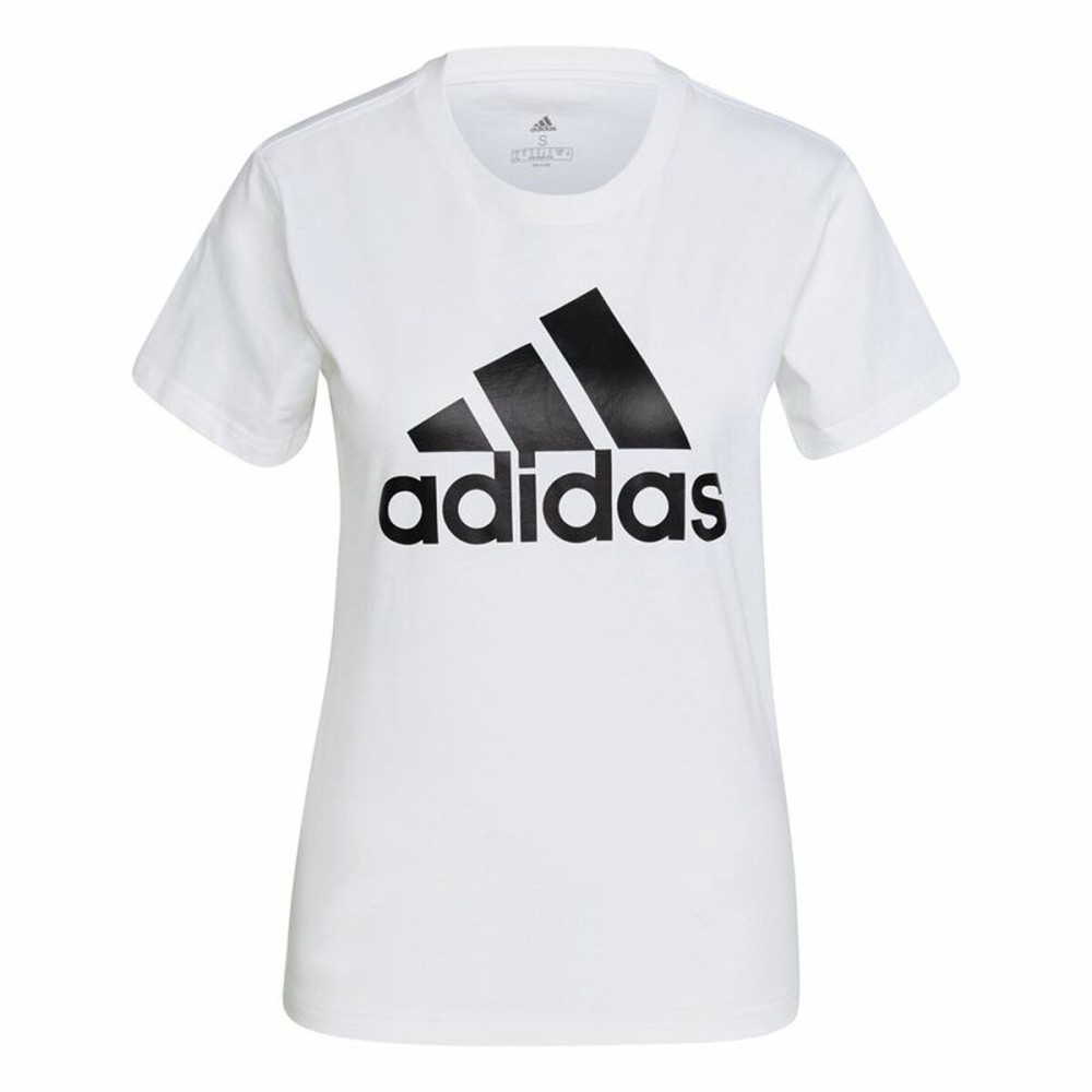 Damen Kurzarm-T-Shirt Adidas GL0649 Weiß (XS)