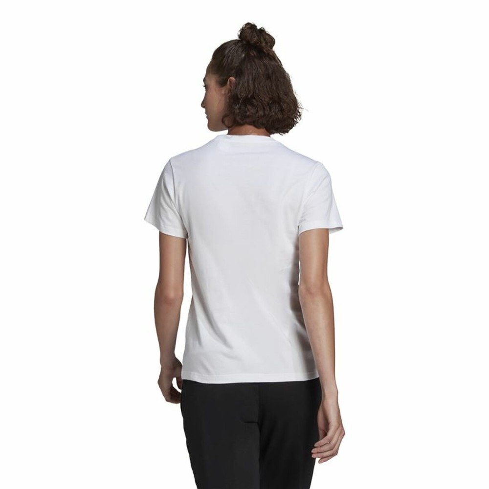 Damen Kurzarm-T-Shirt Adidas GL0649 Weiß (XS)