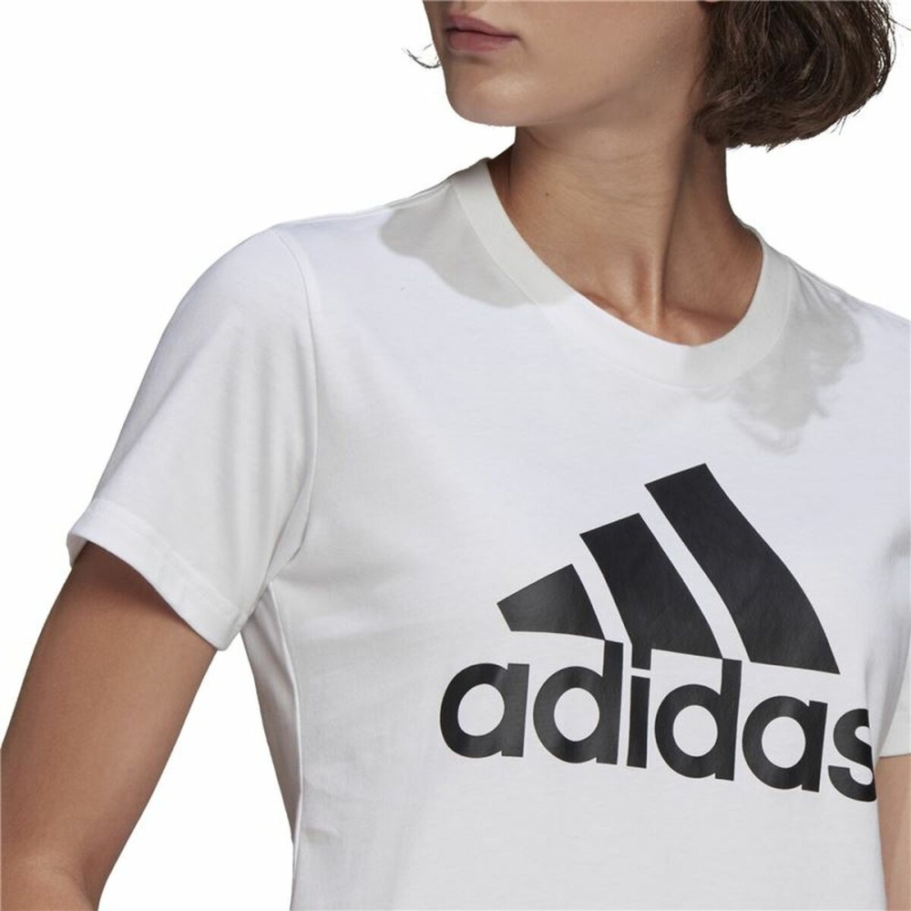 Damen Kurzarm-T-Shirt Adidas GL0649 Weiß (XS)