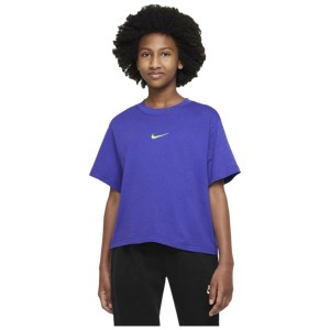 Child's Short Sleeve T-Shirt Nike Sportswear Blue