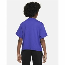 Child's Short Sleeve T-Shirt Nike Sportswear Blue