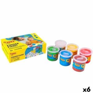 Fingerfarbe Jovi Bunt 125 ml 6 Stücke (6 Stück)