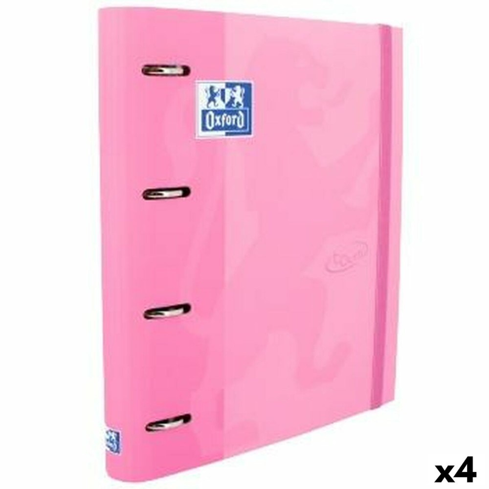 Ringbuch Oxford TOUCH Rosa A4+ (4 Stück)
