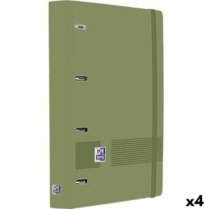 Reliure à anneaux Oxford LIVE&GO Vert A4+ (4 Unités)