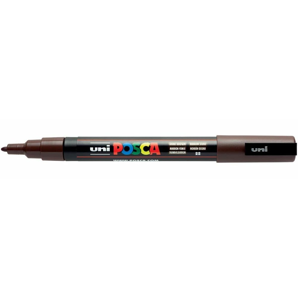 Marker POSCA PC-3M Dunkelbraun (6 Stück)