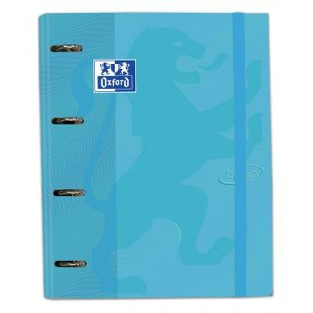 Ring binder Oxford TOUCH Pastel Blue A4+ (4 Units)