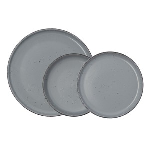 Tableware Quid Duna Grey Ceramic 12 Pieces