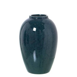 Vase Alexandra House Living Dark green Ceramic 14 x 15 x 18 cm