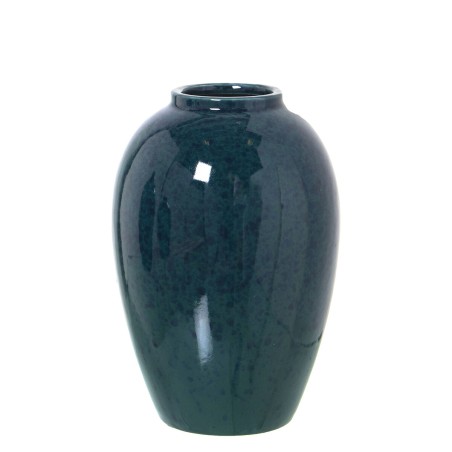 Vase Alexandra House Living Vert foncé Céramique 14 x 15 x 18 cm